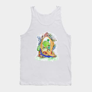 Q - an illuminated letter Tank Top